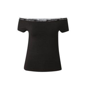 Calvin Klein Jeans Póló fekete / piszkosfehér kép
