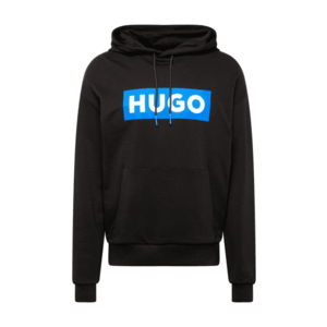 HUGO Tréning póló 'Nalves' azúr / fekete / piszkosfehér kép