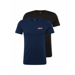 LEVI'S ® Póló '2Pk Crewneck Graphic' tengerészkék / piros / fekete / fehér kép