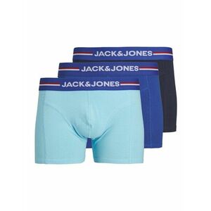 JACK & JONES Boxeralsók 'TIM SOLID' kék / világoskék / fekete / fehér kép