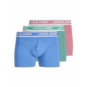 JACK & JONES Boxeralsók 'CONNOR' kék / zöld / rózsaszín / fehér kép