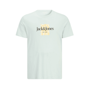 Jack & Jones Plus Póló 'LAFAYETTE' világos sárga / menta / fekete kép