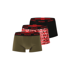 HUGO Boxeralsók sötétzöld / piros / fekete / fehér kép