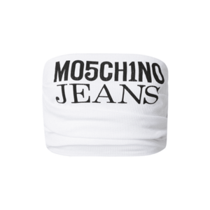 Moschino Jeans Top fekete / fehér kép