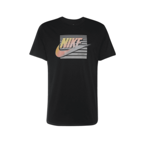 Nike Sportswear Póló 'FUTURA' világosszürke / korál / fekete kép