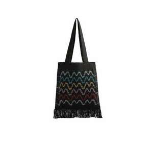 Scalpers Shopper táska bézs / kék / lila / fekete kép