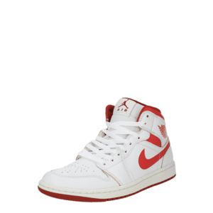 Jordan Magas szárú sportcipők 'Air Jordan 1' piros / fehér kép