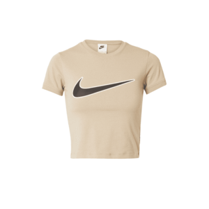 Nike Sportswear Póló bézs / fekete / fehér kép