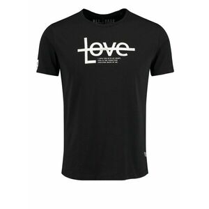 Key Largo Póló 'MT LOVE YOU' fekete / fehér kép