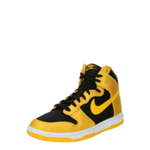 Nike Sportswear Magas szárú sportcipők 'Dunk' sárga / fekete kép