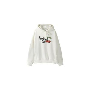 Bershka Tréning póló zöld / piros / fekete / természetes fehér kép