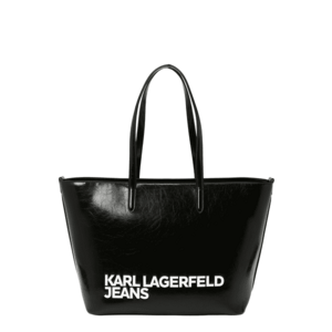 KARL LAGERFELD JEANS Shopper táska fekete / fehér kép