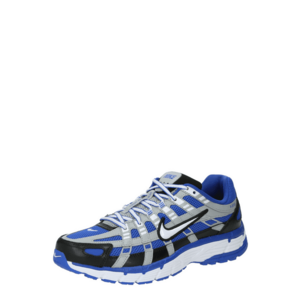 Nike Sportswear Rövid szárú sportcipők 'P-6000' kék / ezüstszürke / fekete / fehér kép