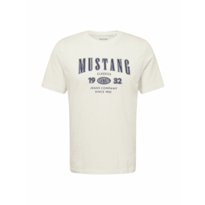 MUSTANG Póló 'Austin' ekrü / fekete kép