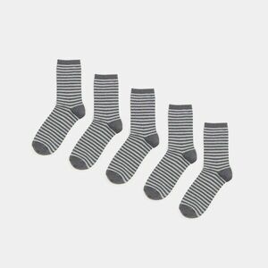 Sinsay - 5 pár zokni - Világosszürke kép