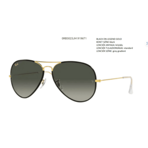 RAY BAN 3025 JM AVIATOR FULL COLOR 919671 NAPSZEMÜVEG kép