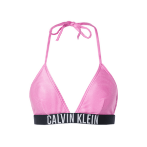 Calvin Klein Swimwear Bikini felső 'Intense Power' rózsaszín / fekete / fehér kép