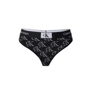 Calvin Klein Underwear String bugyik fekete / piszkosfehér kép