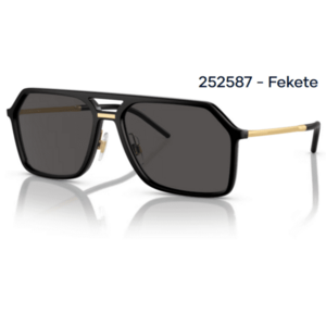 Dolce & Gabbana DG6196 252587 - Fekete napszemüveg kép