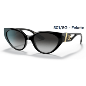 Dolce & Gabbana DG6146 501/8G - Fekete napszemüveg kép