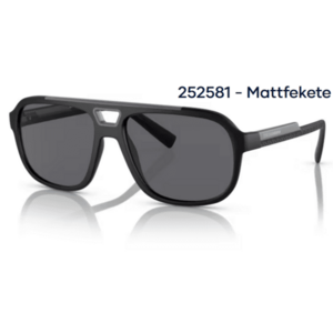 Dolce & Gabbana DG6179 252581 - Mattfekete napszemüveg kép