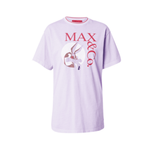 MAX&Co. Póló 'IZZY' barna / orgona / piros / fekete kép