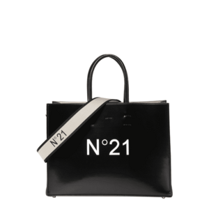 N°21 Shopper táska 'Horizontal' fekete / fehér kép