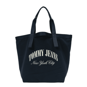 Tommy Jeans Shopper táska tengerészkék / természetes fehér kép