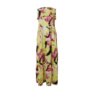 TAIFUN Nyári ruhák sárga / rózsaszín / fekete / fehér kép