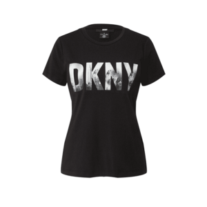 DKNY Póló 'SKYLINE' fekete / fehér kép