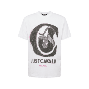 Just Cavalli Póló rózsaszín / fekete / fehér kép