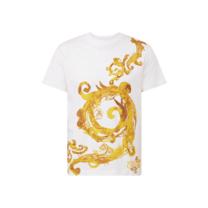 Versace Jeans Couture Póló dohánybarna / aranysárga / fehér kép