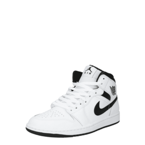 Jordan Magas szárú sportcipők 'AIR JORDAN 1 MID' fekete / fehér kép