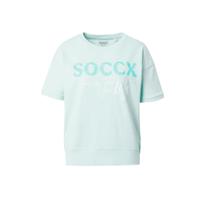 Soccx Tréning póló zöld / menta / fehér kép