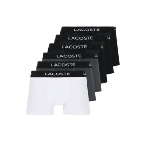 LACOSTE Boxeralsók szürke / fekete / piszkosfehér kép