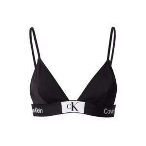 Calvin Klein Swimwear Bikini felső fekete / fehér kép