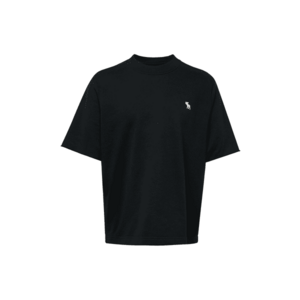 Abercrombie & Fitch Tréning póló fekete / piszkosfehér kép