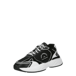 Karl Lagerfeld Rövid szárú sportcipők fekete / fehér kép