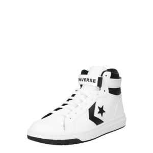 CONVERSE Magas szárú edzőcipők fehér / fekete kép