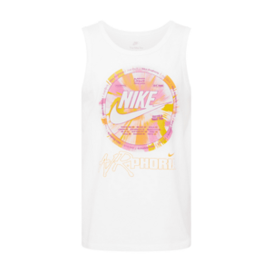 Nike Sportswear Póló narancs / rózsaszín / piszkosfehér kép