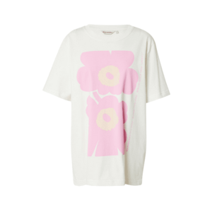 Marimekko Oversize póló 'EMBLA UNIKKO' világos sárga / világos-rózsaszín / piszkosfehér kép