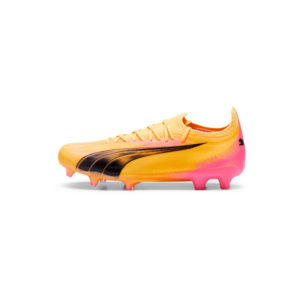 PUMA Futballcipők 'ULTRA ULTIMATE' aranysárga / világos-rózsaszín / fekete kép