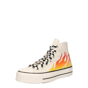 CONVERSE Magas szárú sportcipők 'Chuck Taylor All Star Lift' bézs / sárga / sötét narancssárga / fekete kép