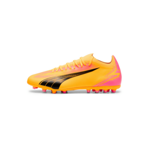 PUMA Futballcipők 'ULTRA MATCH' aranysárga / világos-rózsaszín / fekete kép