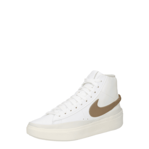 Nike Sportswear Magas szárú sportcipők 'BLAZER PHANTOM' barna / fehér kép