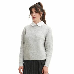 Világosszürke női pulóver ruha kép