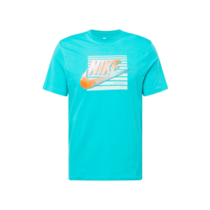 Nike Sportswear Póló 'Futara' türkiz / világoskék / sötét narancssárga / rózsaszín kép