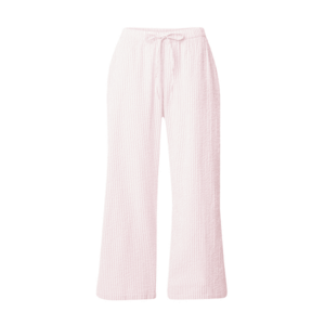 Lindex Pizsama nadrágok pasztell-rózsaszín / fehér kép