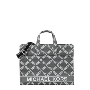 MICHAEL Michael Kors Shopper táska 'GIGI' fekete / fehér kép