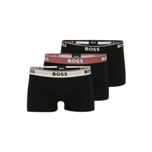 BOSS Boxeralsók 'Power' krém / burgundi vörös / fekete / fehér kép